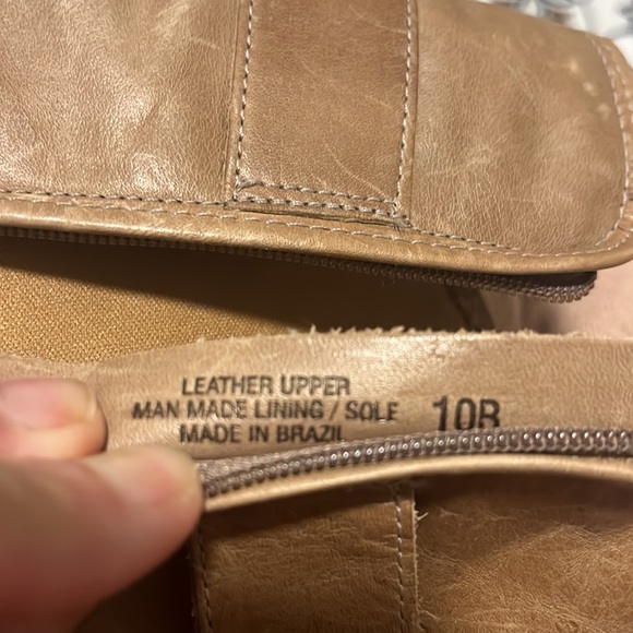 Leather zip up buckle boots - Picture 3 of 7